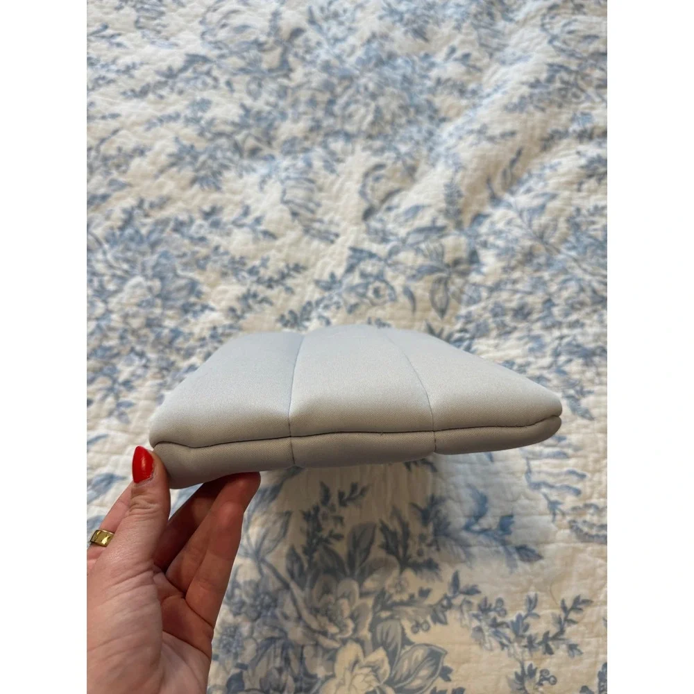 New Rhode Skin Oversized Grey Bubble Bag Makeup Bag Gray Cosmetic Hailey Bieber